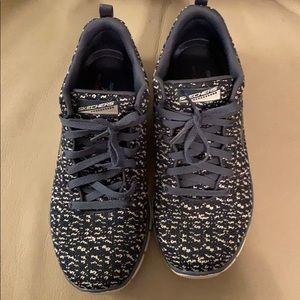 Skechers Blue/White/Relaxed Fit Sneakers Worn 1x